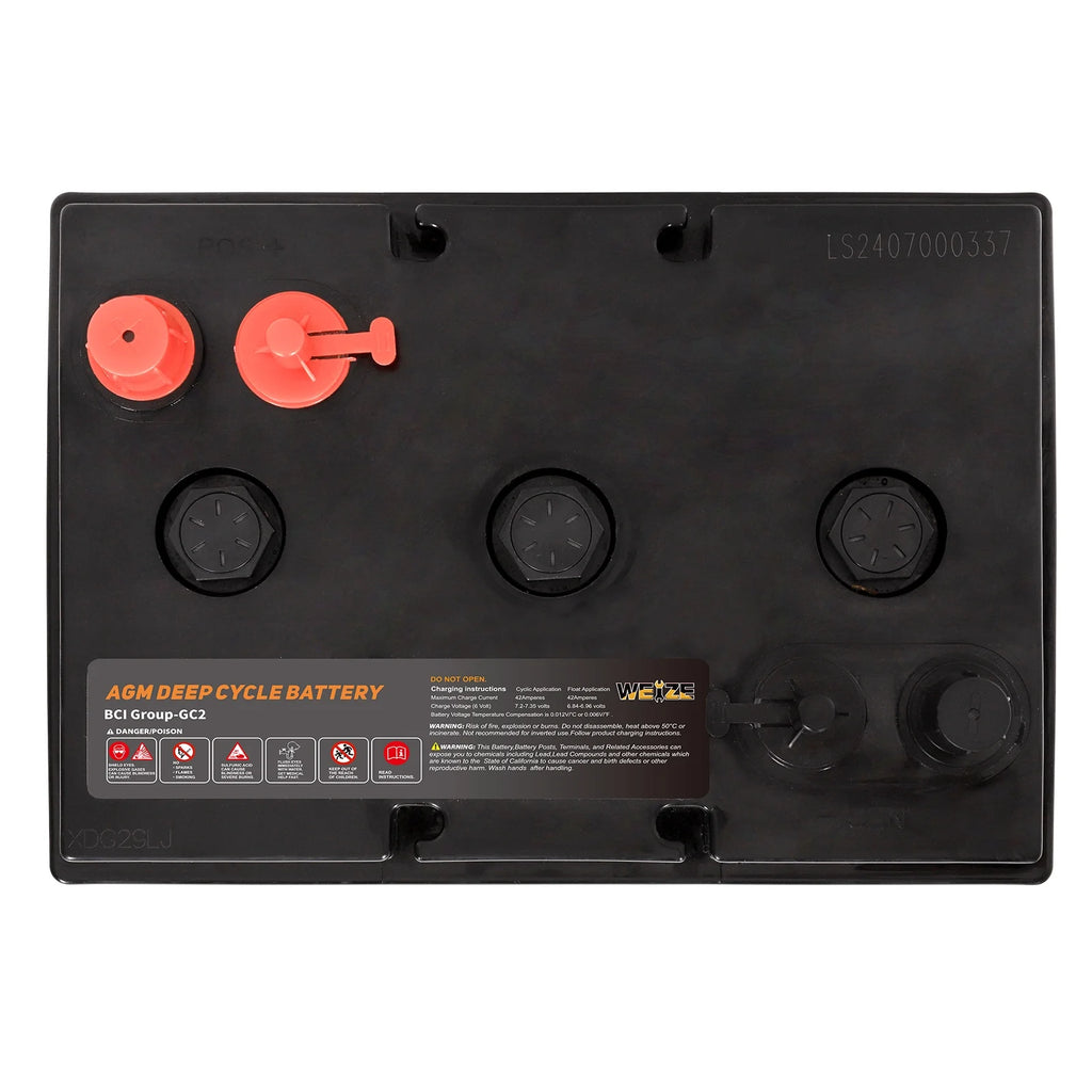 6V 210ah Deep Cycle AGM Battery Q40878