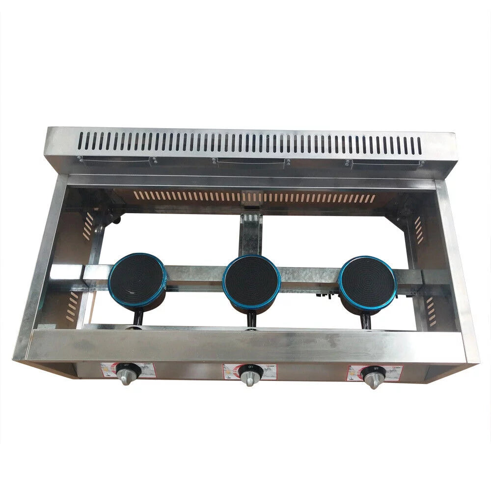 18L Propane NG Gas Fryer 3 Pan G5928