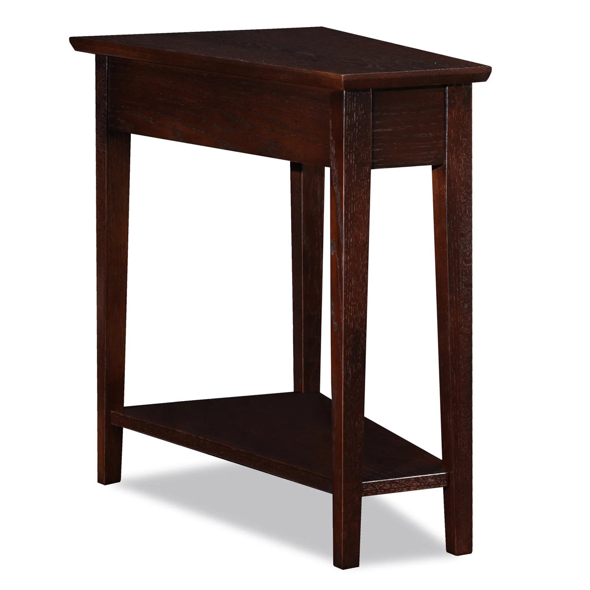 Compact Recliner Wedge Table in Chocolate Oak V45289
