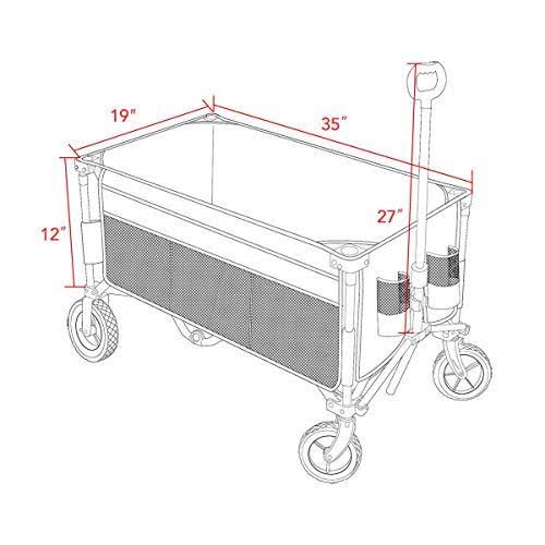 Red Folding Camping Wagon H449084