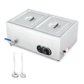 Commercial 2 Pan Bain Marie Food Warmer 1200W 20 Quart Electric Buffet Warmer X484733