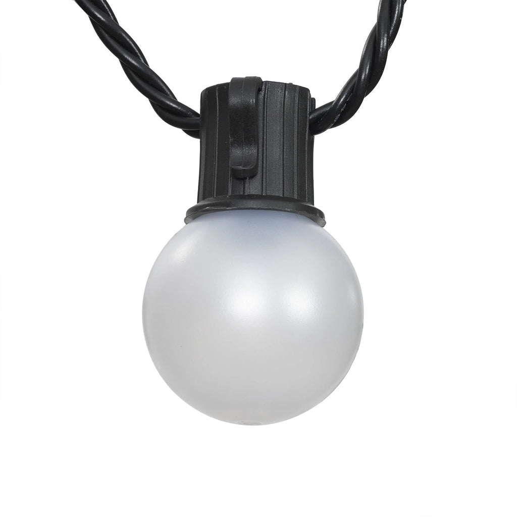 20-Count LED Frosted Globe Outdoor String Lights X5549