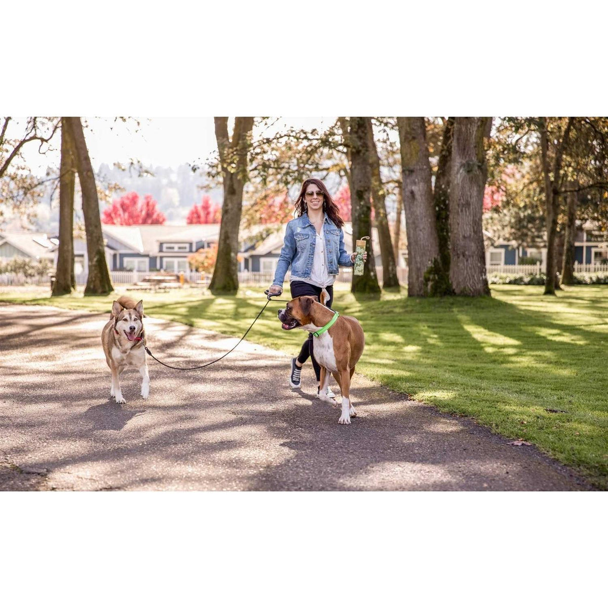 Dual Doggie Gel Rope Leash O35097