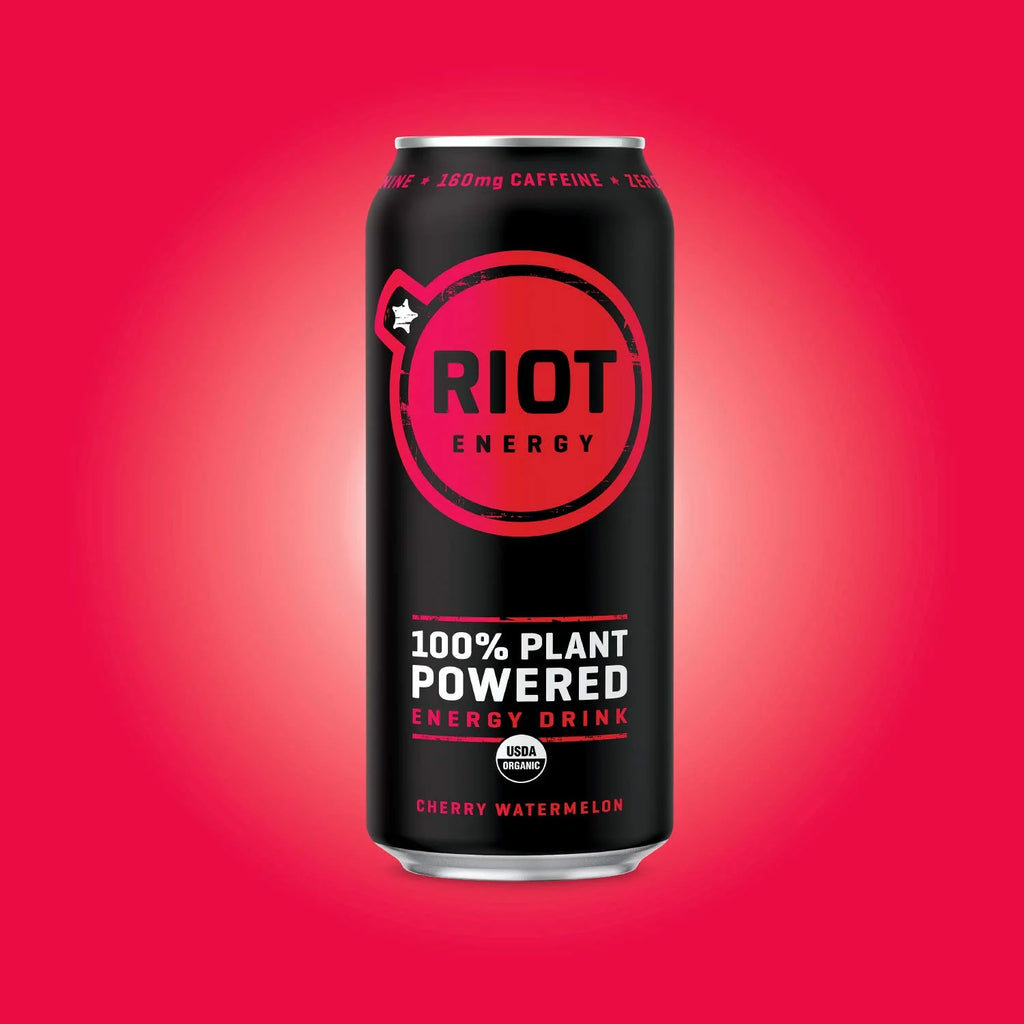Plant Powered Energy Drink Cherry Watermelon 16oz Pack of 12 I2347