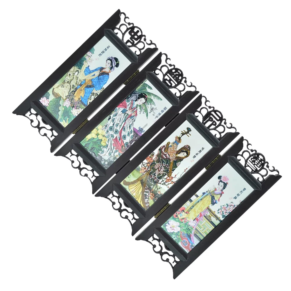 Folding Small Screen Room Divider W15231