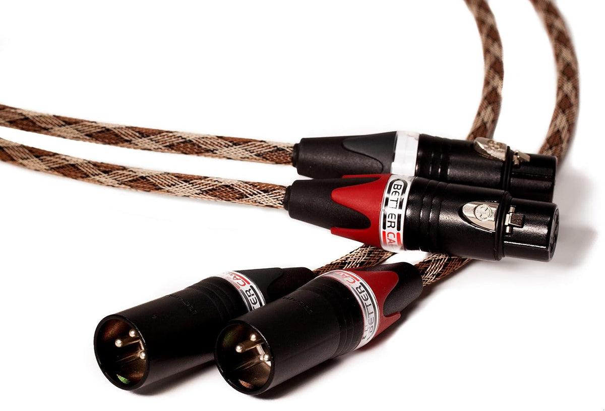 Silver Serpent II Balanced XLR Audio Cable, 1 meter, Stereo Pair V89831