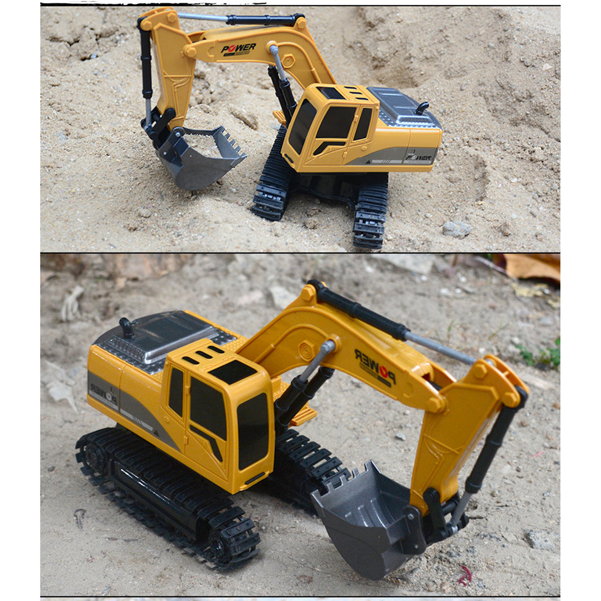 Mini Rc Excavator 1:24 Alloy Plastic Engineering Car Toys L1384