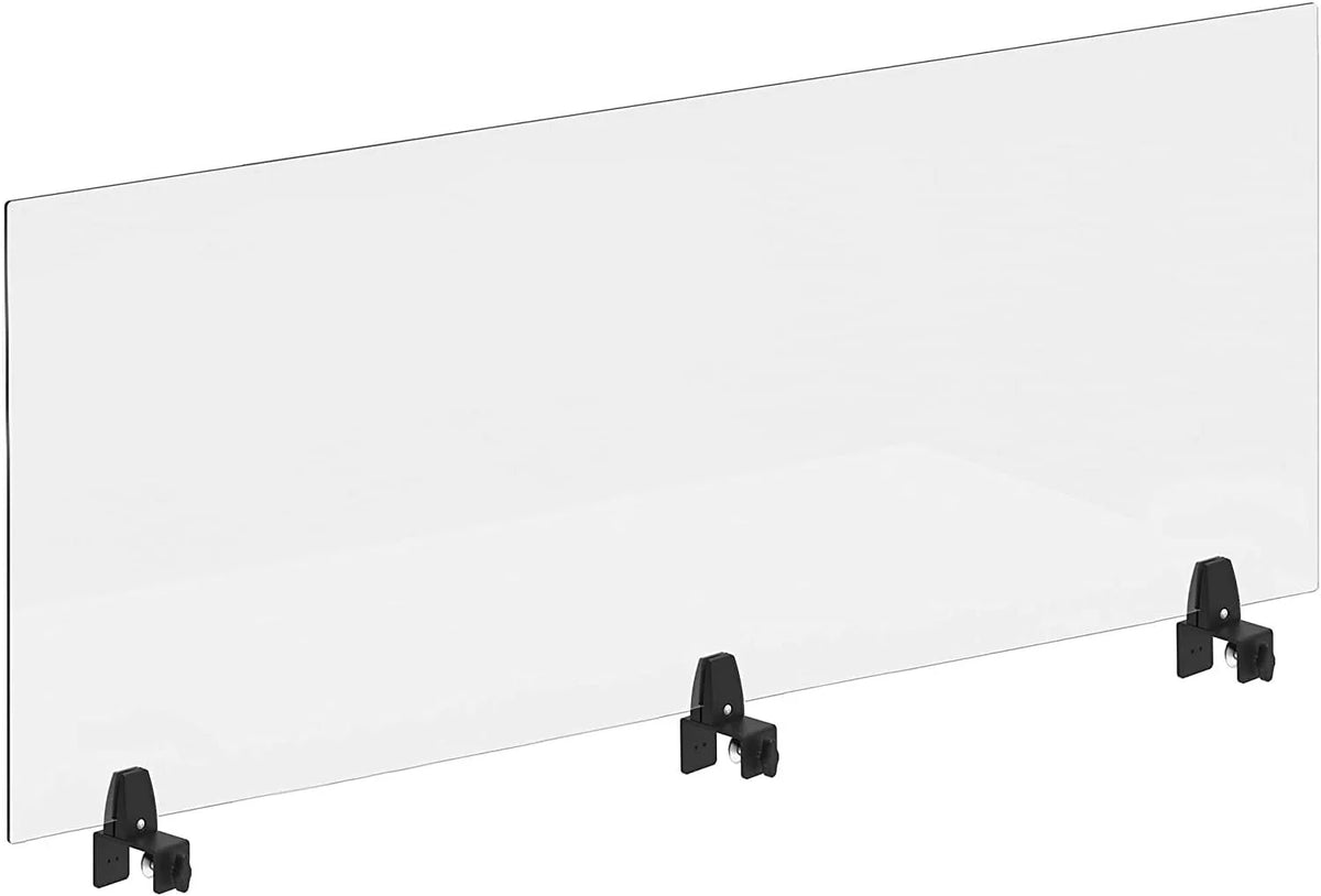 Clear 60 In X 30 In Clamp On Desk Divider G1989