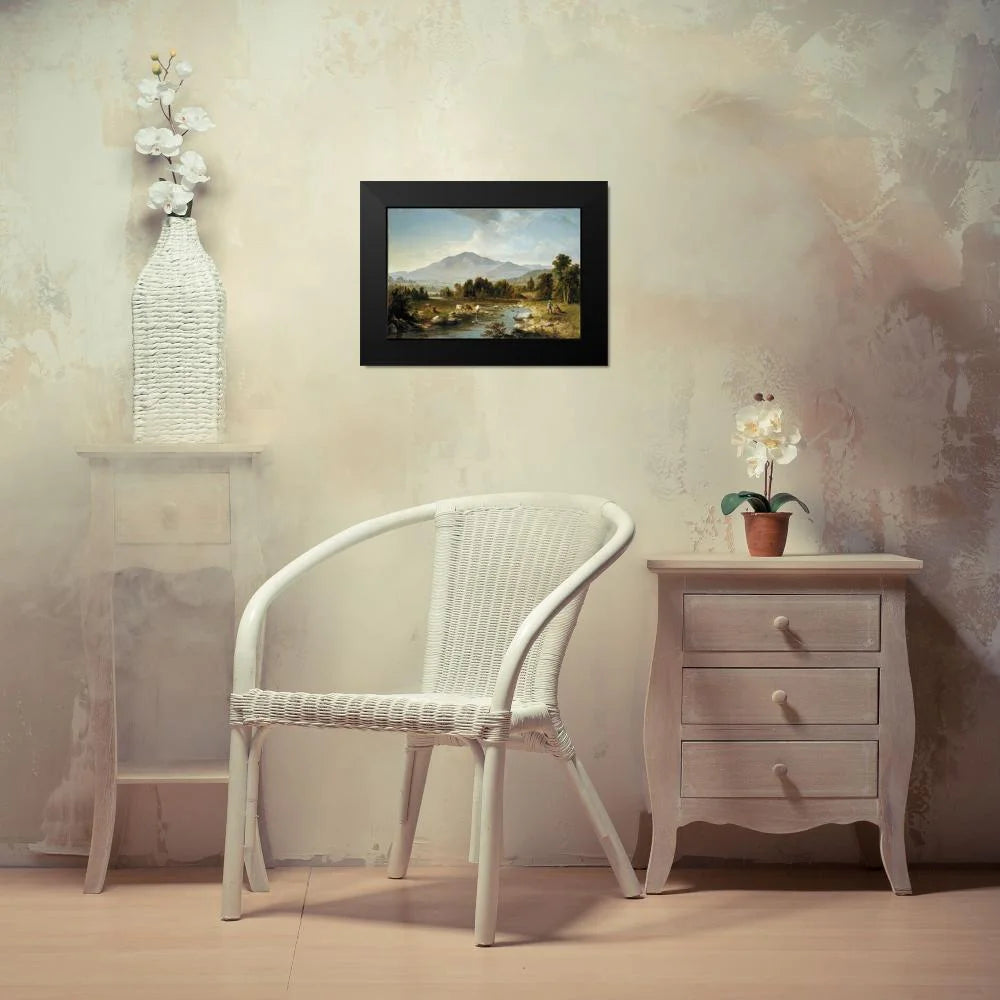 Black Framed Art Print E7839