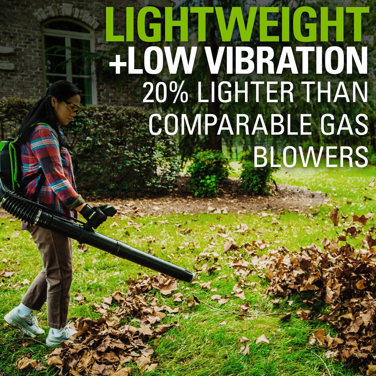 80V 610 CFM Brushless Backpack Blower with 2.5 Ah Battery & Charger I569181