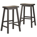 Set of 2 Saddle Bar Stools N818540