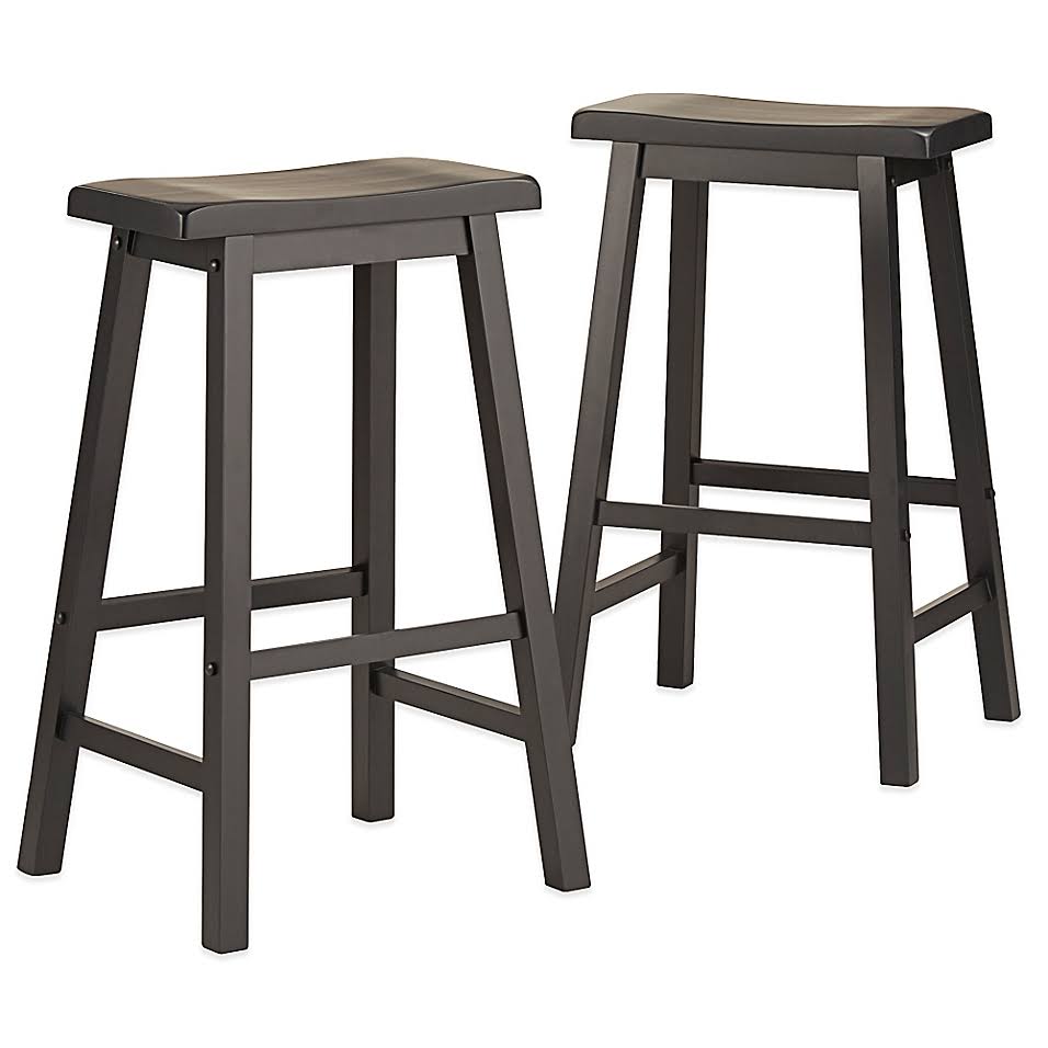 Set of 2 Saddle Bar Stools N818540