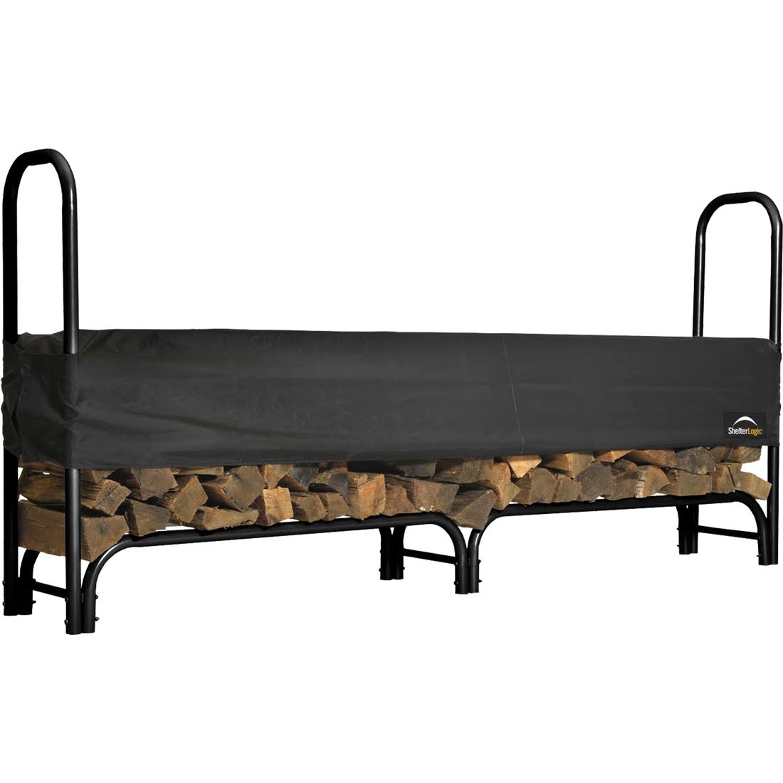 8 ft. Heavy Duty Firewood Rack with Cover M8605