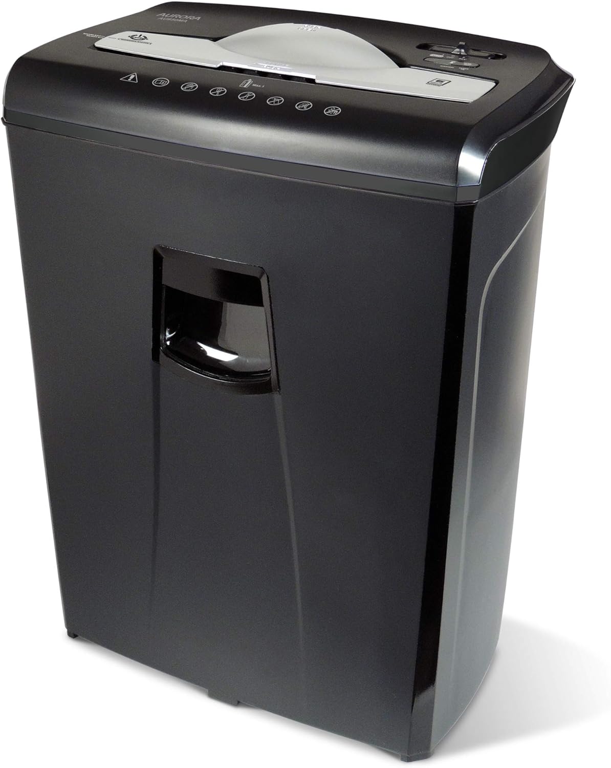 8-Sheet Micro-Cut Paper Credit Card Shredder Black G575746