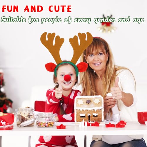 12 PCS Christmas Reindeer Antlers Headband J54314