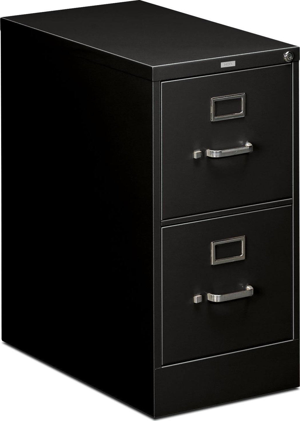 Two-Drawer Letter Filing Cabinet, Black G98650