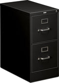 Two-Drawer Letter Filing Cabinet, Black G98650