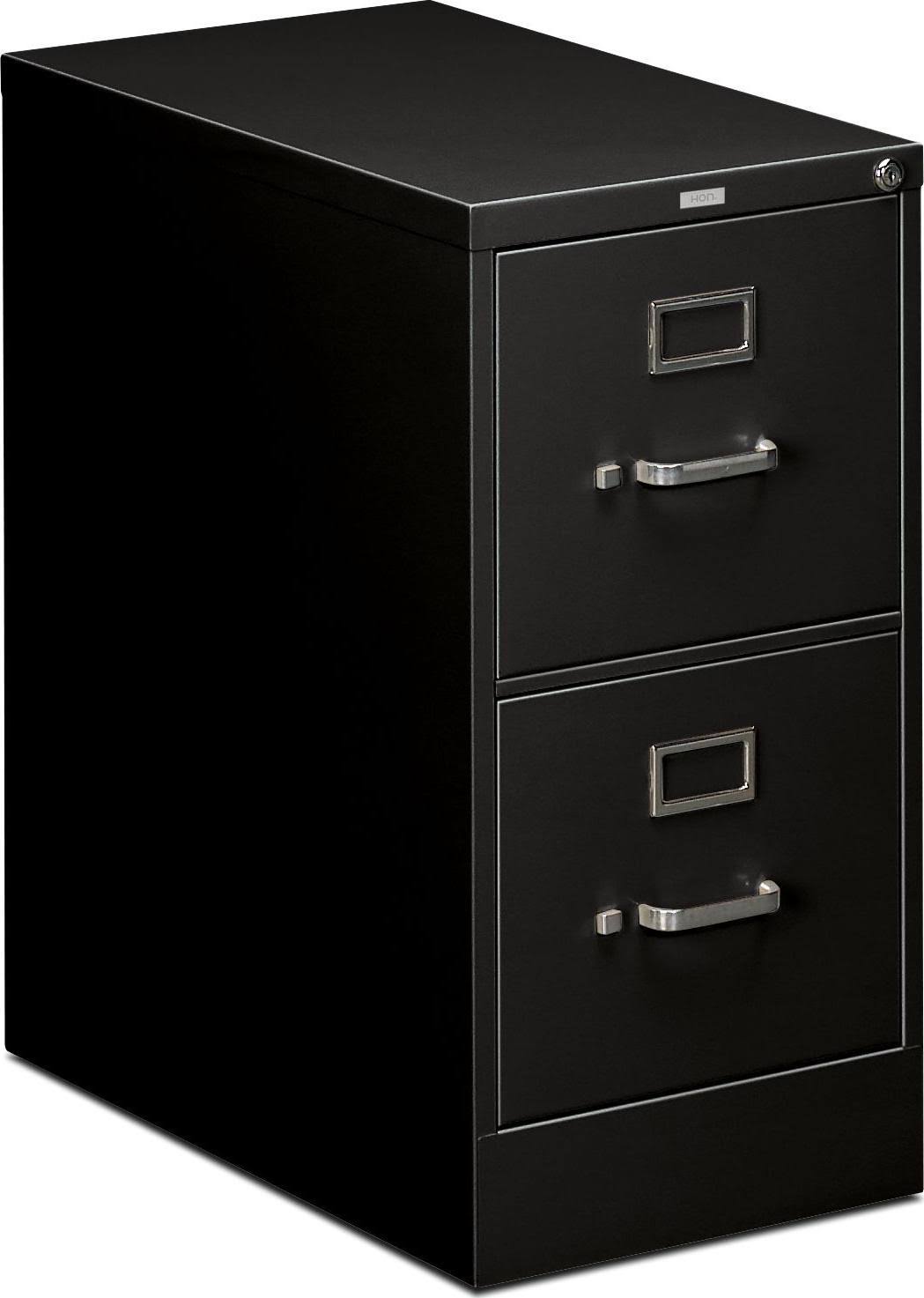 Two-Drawer Letter Filing Cabinet, Black G98650