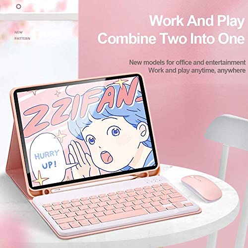 Sky Blue Keyboard Case for iPad 10.2inch with Mouse I66739