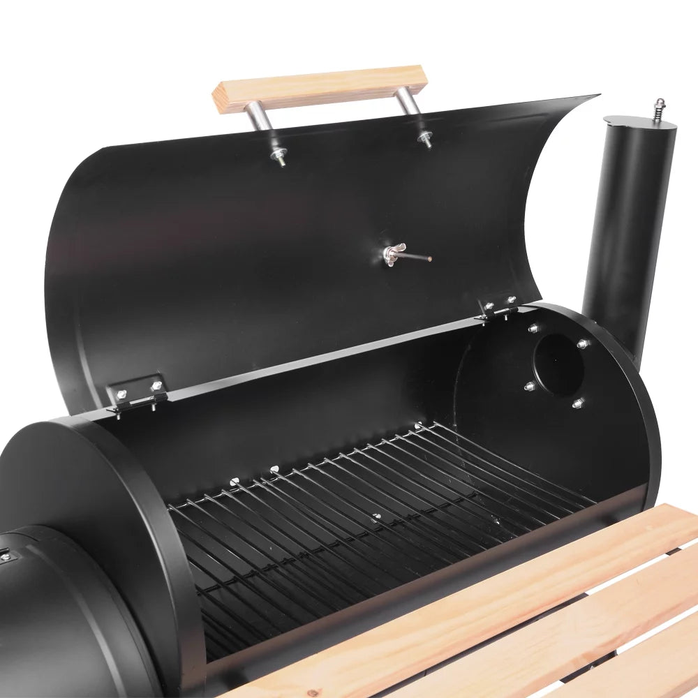 Portable Charcoal Grill and Offset Smoker B67773