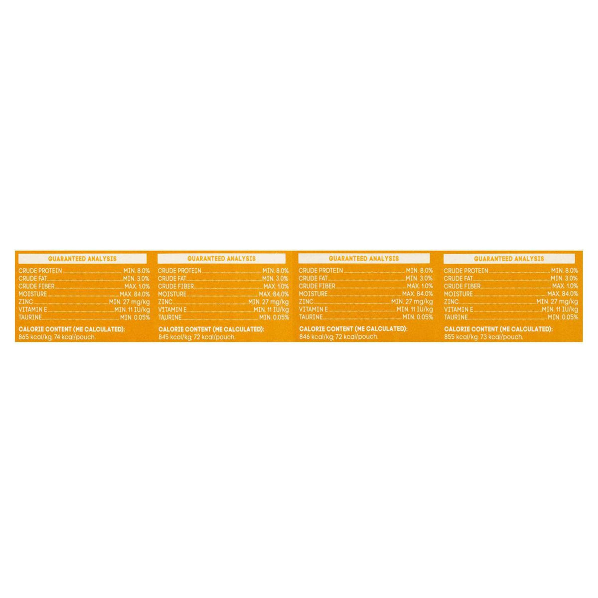Cuts in Gravy Cat Food 3oz. Pouches P25358
