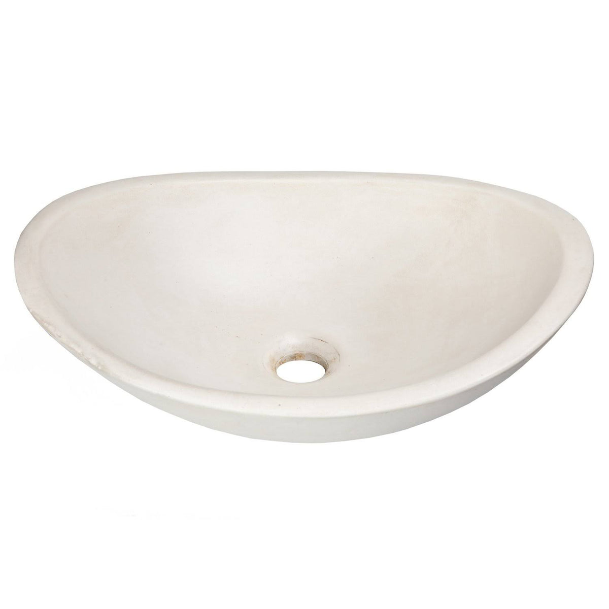 Cream Concrete Vessel Sink Y84578