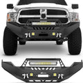 Front Bumper with Winch Plate and LED Light Bar W937431