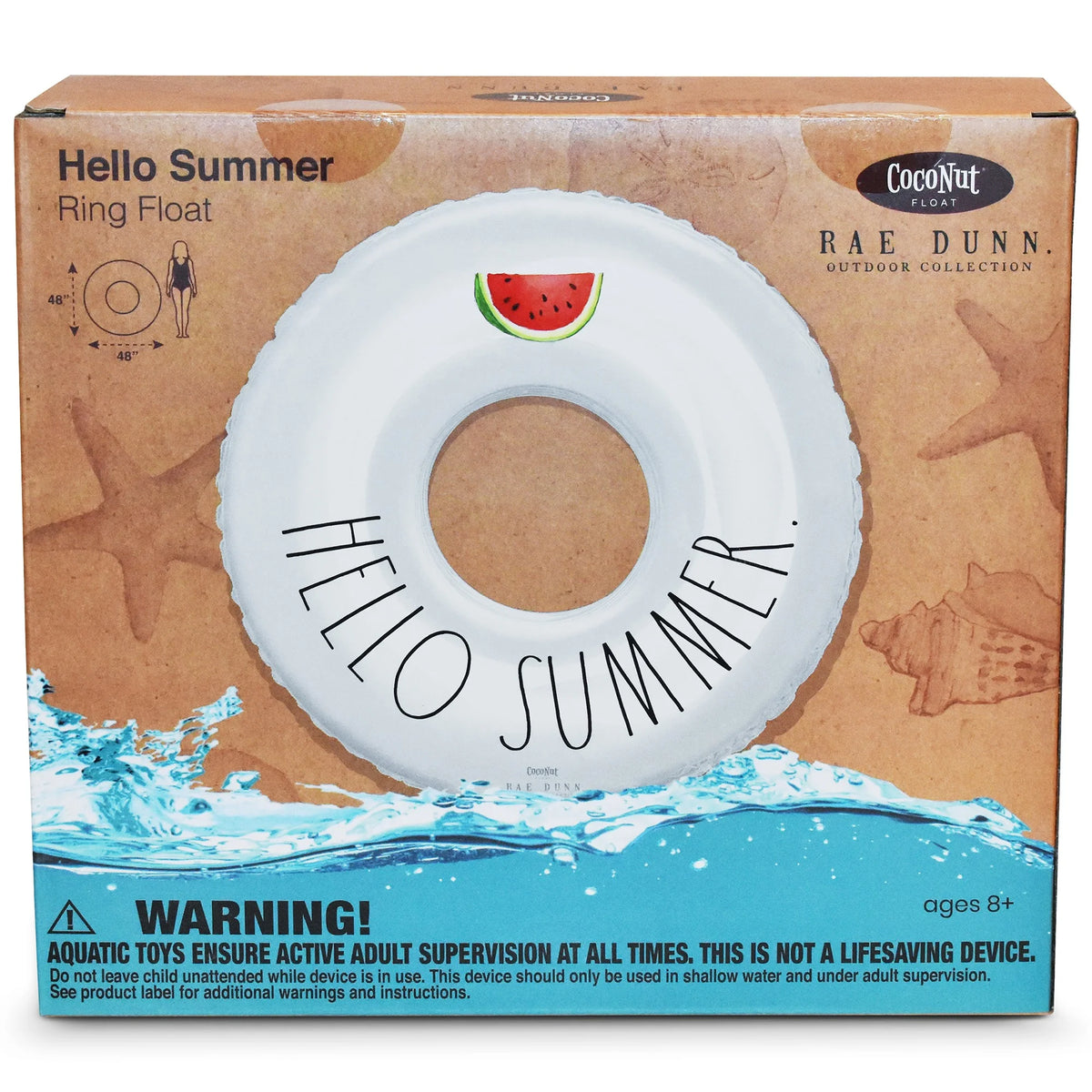 48" Inflatable Jumbo Water Ring Float O644