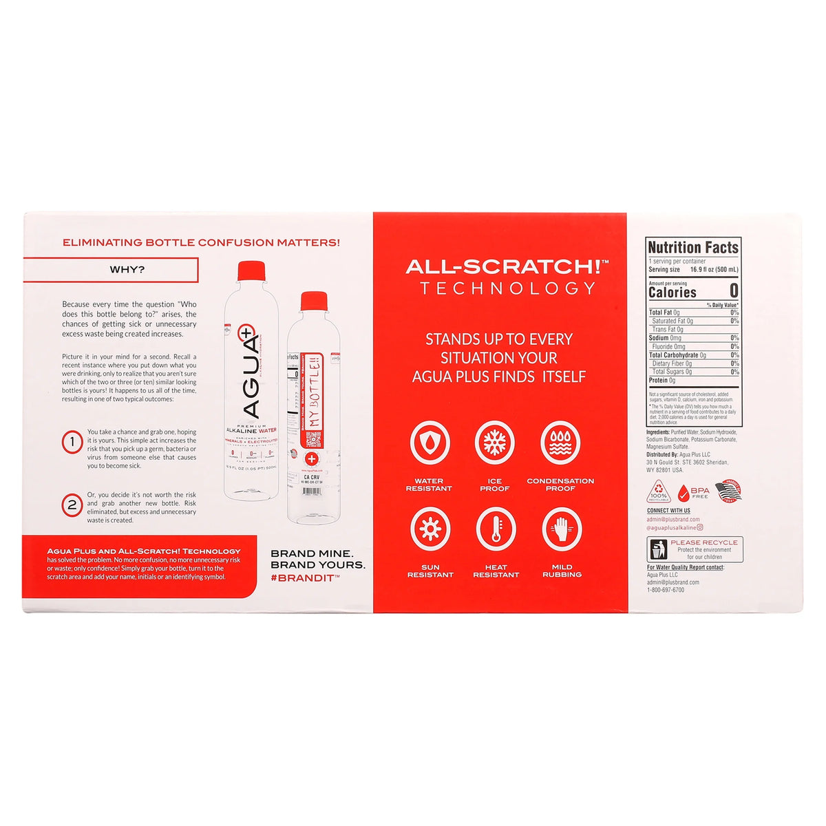 Alkaline Water, 16.9 fl oz Bottles (Count of 24) O926
