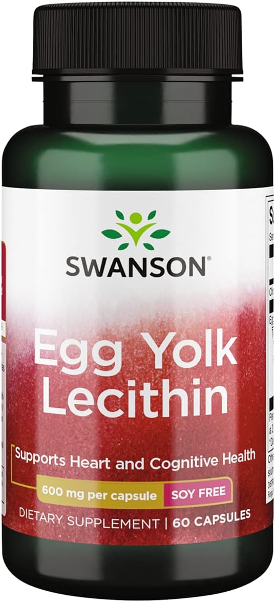 60 Capsules Egg Yolk Lecithin Supplement A984811