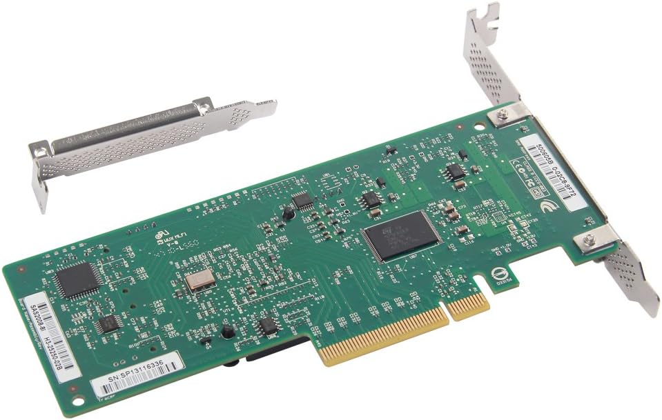 Internal PCI Express SAS/SATA HBA RAID Controller Card, 8-Port 6Gb/s I2768