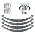 Trailer 5 Leaf Double Eye Spring Suspension and Tandem Axle Hanger Kit for 3" Tubes Y1252