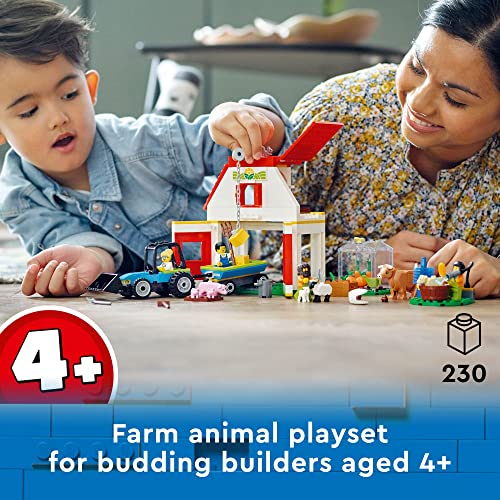 LEGO City Barn & Farm Animals Building Toy Set (230 Pieces) K632