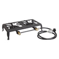 Double Burner Cast Iron Stove P5366