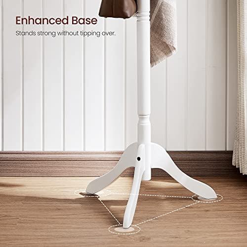 Solid Wood Coat Rack with 10 Hooks R40324
