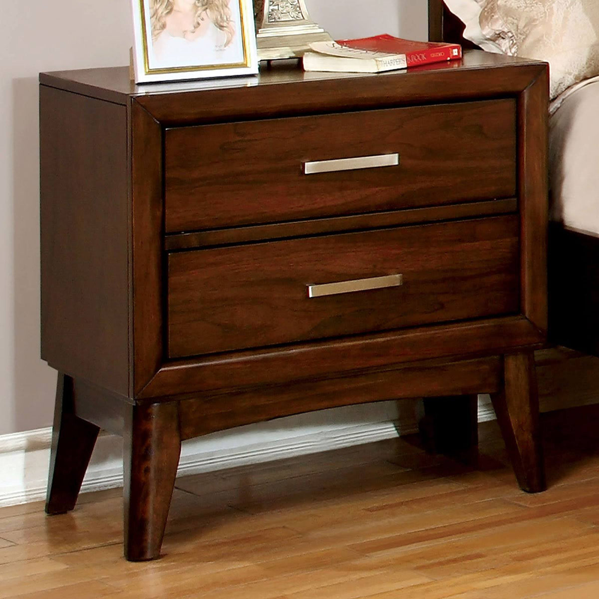 Brown Cherry Nightstand N2773