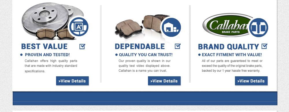 2 Rotors + Metallic Brake Pads + Hardware Pack of 2 Z271