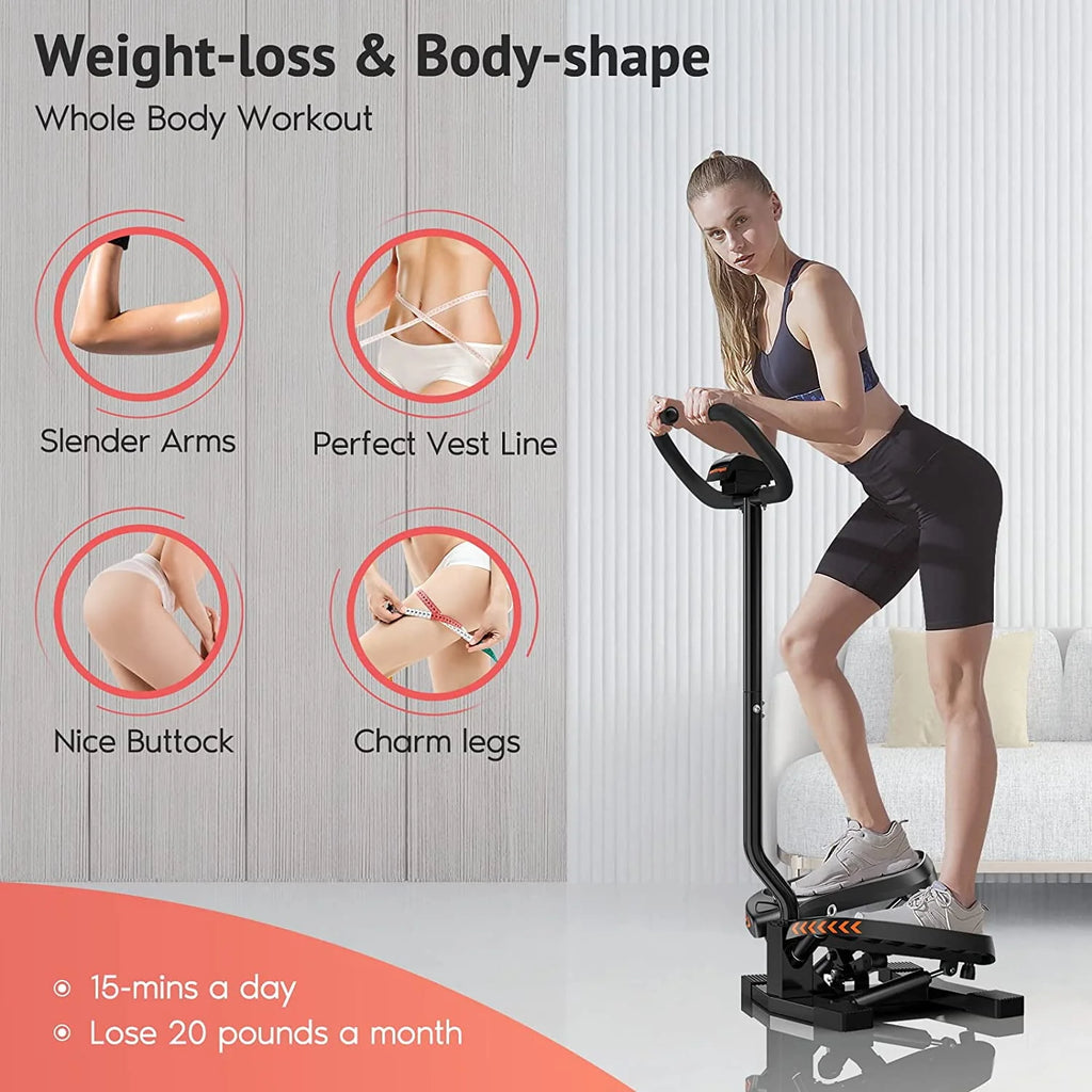 Portable Stair Stepper with Resistance Band Z26690