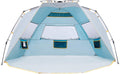 4 Person Instant Beach Tent UPF 50+ Sun Shelter N18738