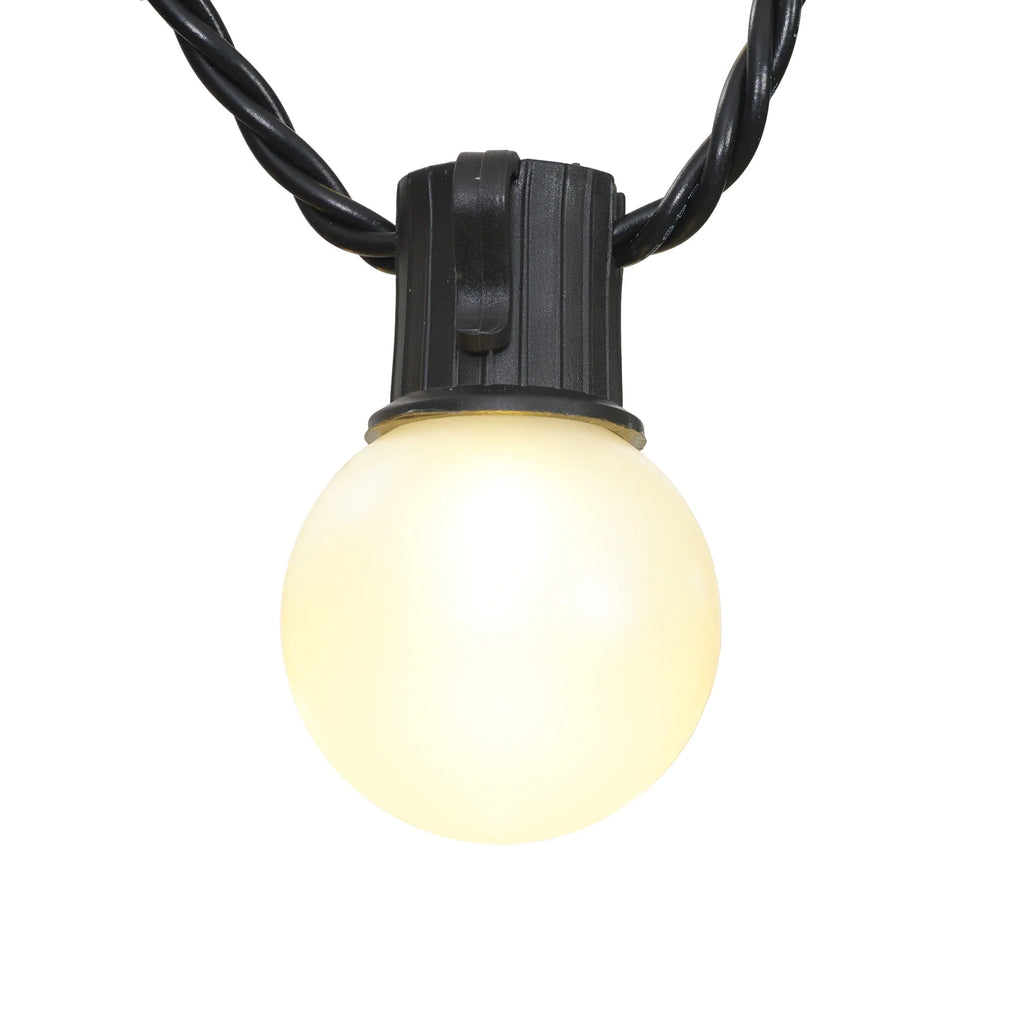 20-Count LED Frosted Globe Outdoor String Lights X5549