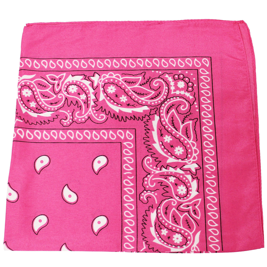 Set of 120 Polyester Double Sided Bandanas I53370