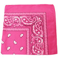 Set of 120 Polyester Double Sided Bandanas I53370
