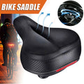 Black Water-Resistant Padded Bike Seat F240