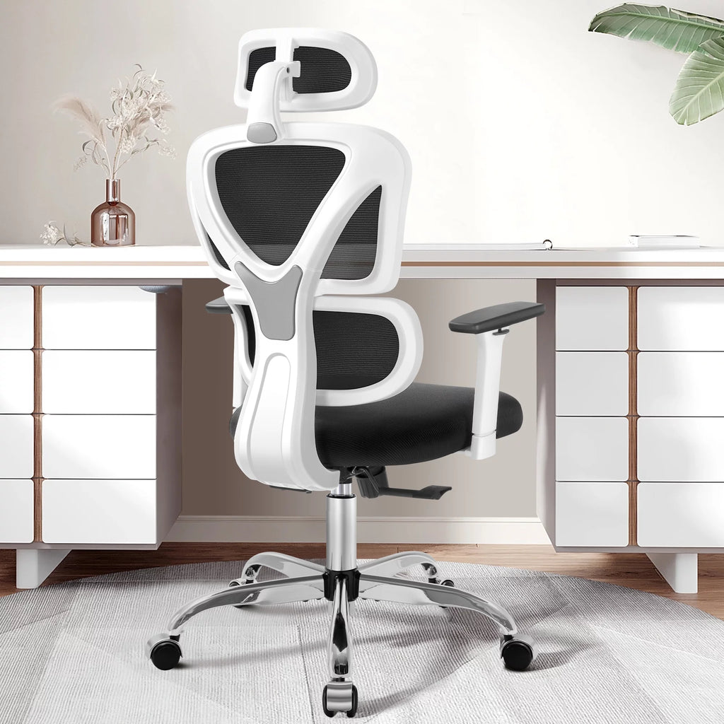 Black High Back Ergonomic Office Chair with Lumbar Support I92433