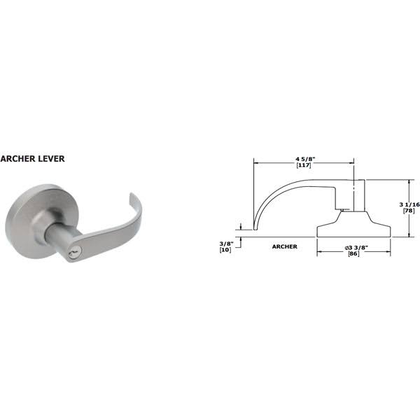 2-3/4 Arc SCC KD ASA 98330 W649