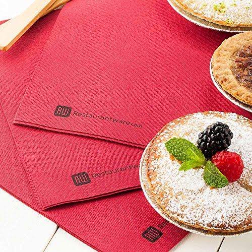 Bordeaux 16x16 Inches 600 Count Disposable Napkins U9707