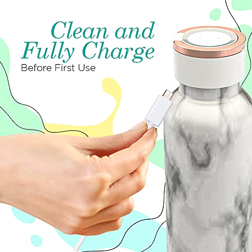 24 Oz Insulated Stainless Steel UV Water Bottle D232104
