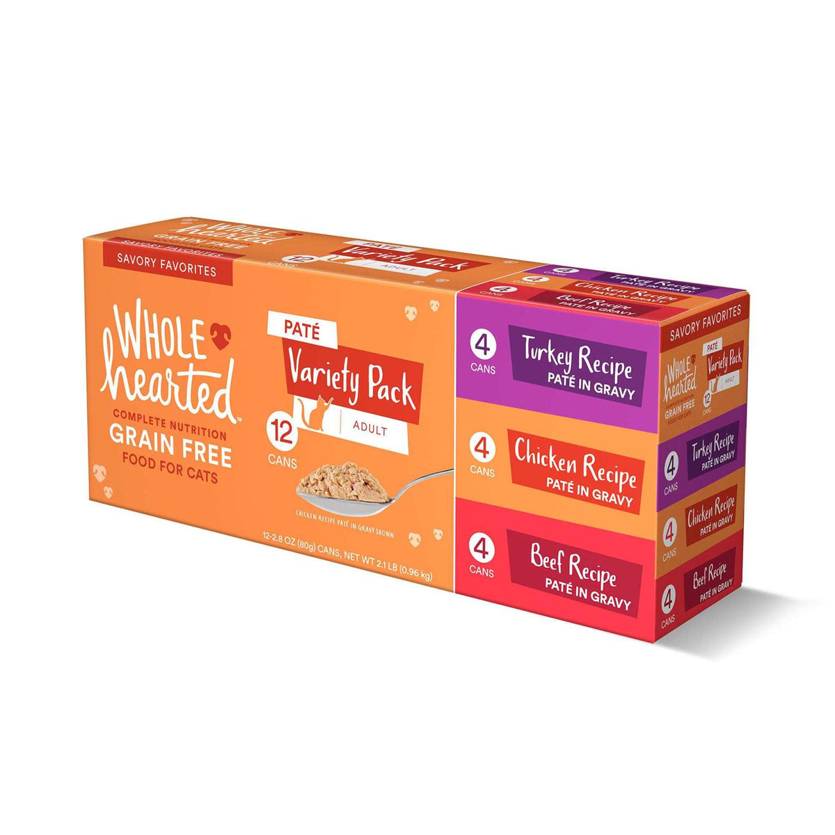 Grain Free Pate Adult Wet Cat Food Variety Pack N24193