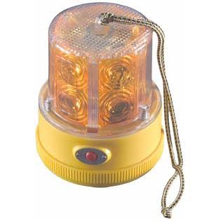 Amber LED Personal Safety Warning Light with Magnetic Mount U485238