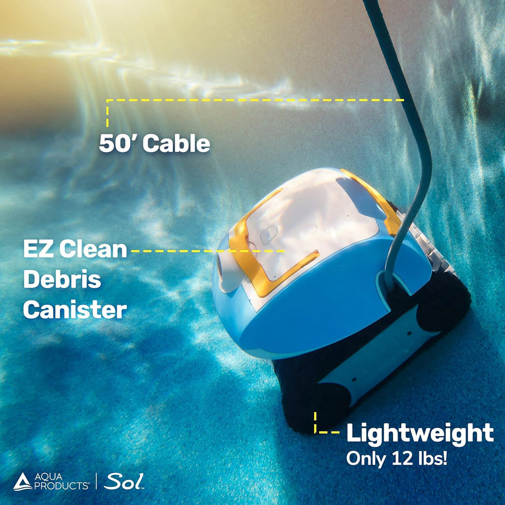 Robotic Pool Cleaner with 50ft Cable F12704